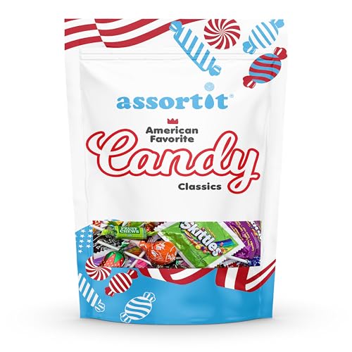 Assortit American Classic Candy Variety Pack β 1.5 Lb Bag of Individually Wrapped Favorites for Parties, PiΓ±atas & Treats β Family Size Assorted Sweets (24 Oz)