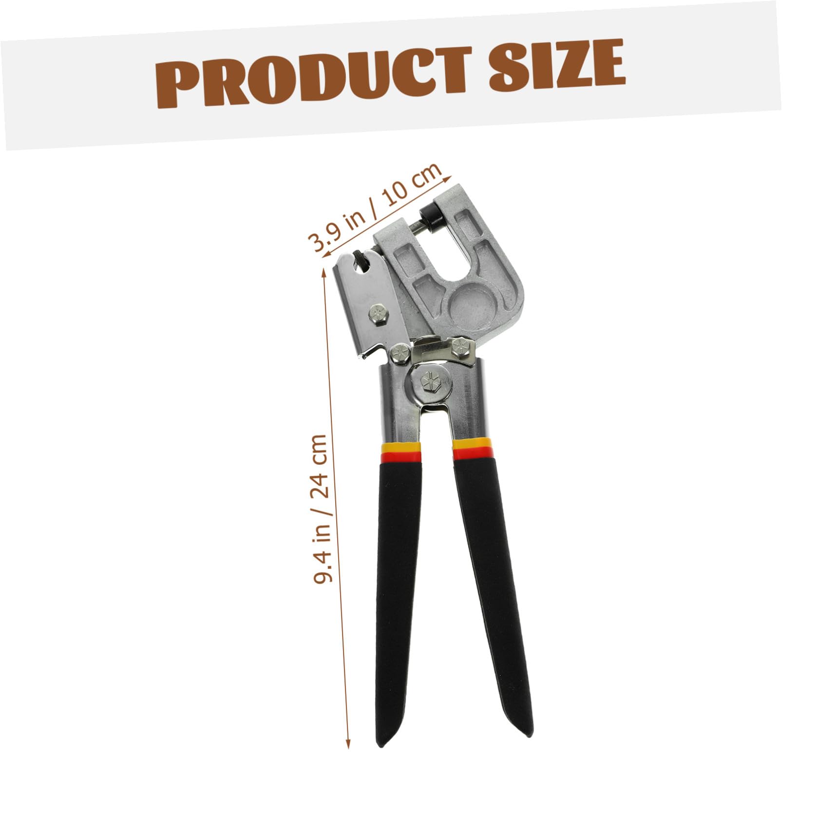 Ipetboom Alicate de Punzón de Acero para Unión de Perfiles Metálicos, Diseño Ergonómico Mango Antideslizante, Herramienta Manual para Montaje de Quillas en Paneles de Yeso Color Aleatorio