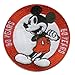 Ecusson - Mickey Mouse 90 Années 02 Mickey années nonante édition spéciale Disney - rouge - 6,5 x 6,5 cm - patches brode appliques embroidery thermocollant
