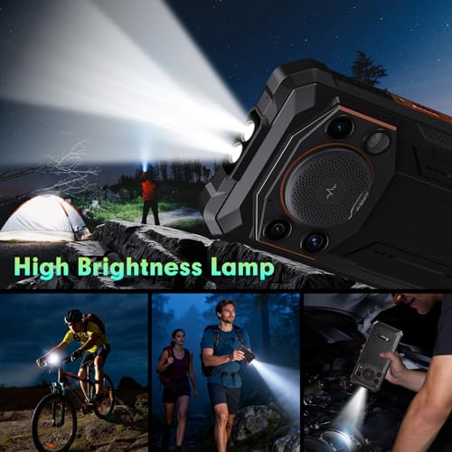 Image of FOSSIBOT F110L Rugged Phone Unlocked (2026), 128dB Super Speaker 10000mAh Battery Cell Phone 4GB+128GB /2TB Android 15 Smartphone, 6.75 inch HD+Display, 50MP AI Camera /120LM /Dual SIM /NFC /IP68 /IP69K | 128dB Super Speaker