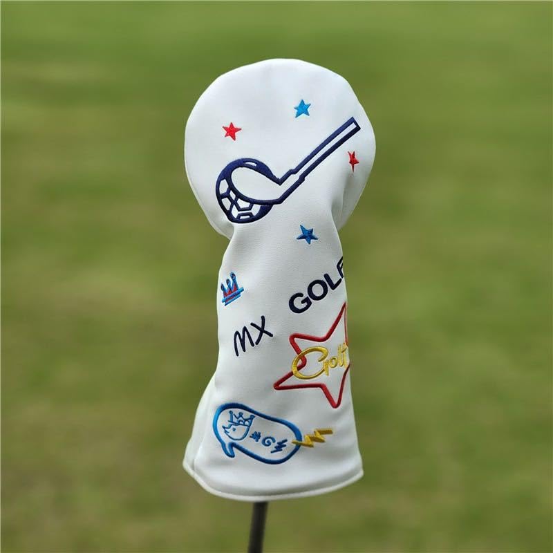 【シーズン新製品4点セット】韓国バージョンMXgolfゴルフクラブヘッドカバー白 Amazon.co.jp: シーズン4点セット韓国バージョンのMXgolfゴルフ