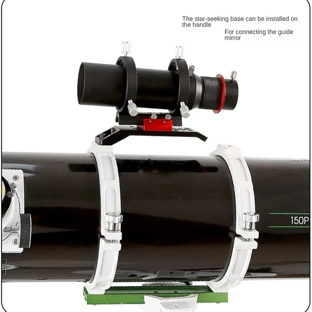 Akcesoria do astrofotografii Multifunctio przenośna prowadnica do lusterek akcesoria teleskopowe astronomiczny uchwyt gąsienicy (czarny)