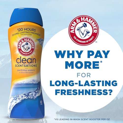 Arm & Hammer Clean Scentsations Scent Booster, Laundry Purifying, 45 Oz - image 8