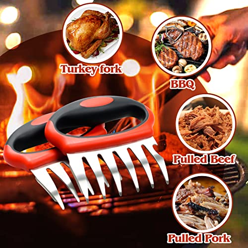 Lisnoway Meat Claws For Shredding, Metal Set Of 2 Tools, Chicken Shredder, Meat Shredder Claws, Bbq Shredding Claws, Pulled Pork, Bear Claws, Pork Shredding Claws Shred Cut Meats #TOP4