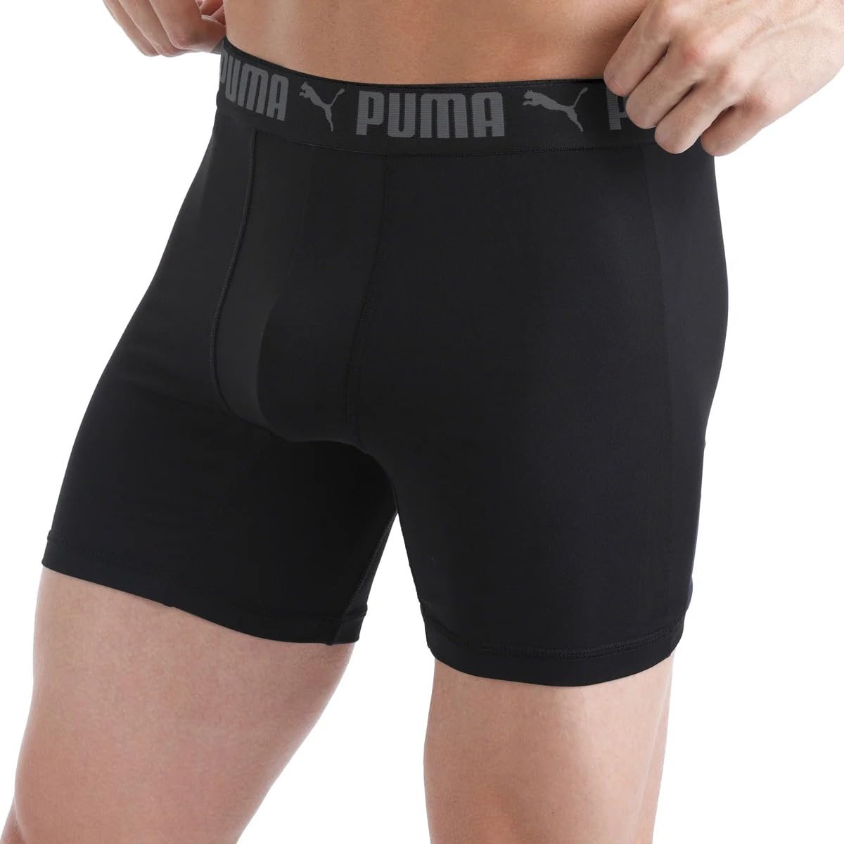 Puma Calzoncillos Tipo bóxer de Microfibra para Hombre, Paquete de 5