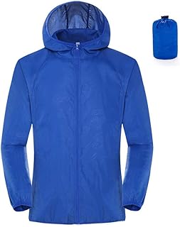 ZWYM Quick Drying Rain Coat Female Male Rainwear Polyester Lightweight Waterproof Ponchos Windproof Breathable Plastic Trench Coat-Blue_4XLAbrigos Impermeables