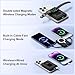 Vexnara Magnetic Portable Charger, 10000mAh Wireless Power Bank for iPhone with Built-in Cables, 20W Fast Charging for Magsafe Battery Pack with Stand for iPhone Air/17/16/15/14/13/12 and Apple Watch