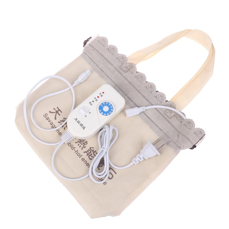 TefexerPortable Massage Stone Warmer -Digital Controller Stone Heating Bag, Electric Spa Hot Stone Massager and Heater for Body Relax