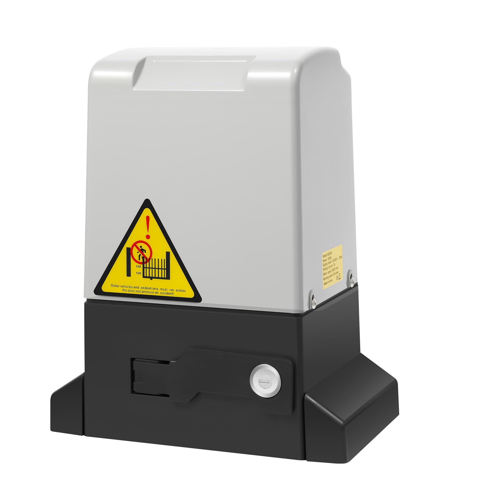 Zestaw napędu do drzwi przesuwnych 550 W, elektryczny otwieracz drzwi z 2 pilotami zdalnego sterowania, maksymalna waga drzwi 1200 kg, nadaje się do instalacji mieszkalnych, firm, szkół i dziedzińców