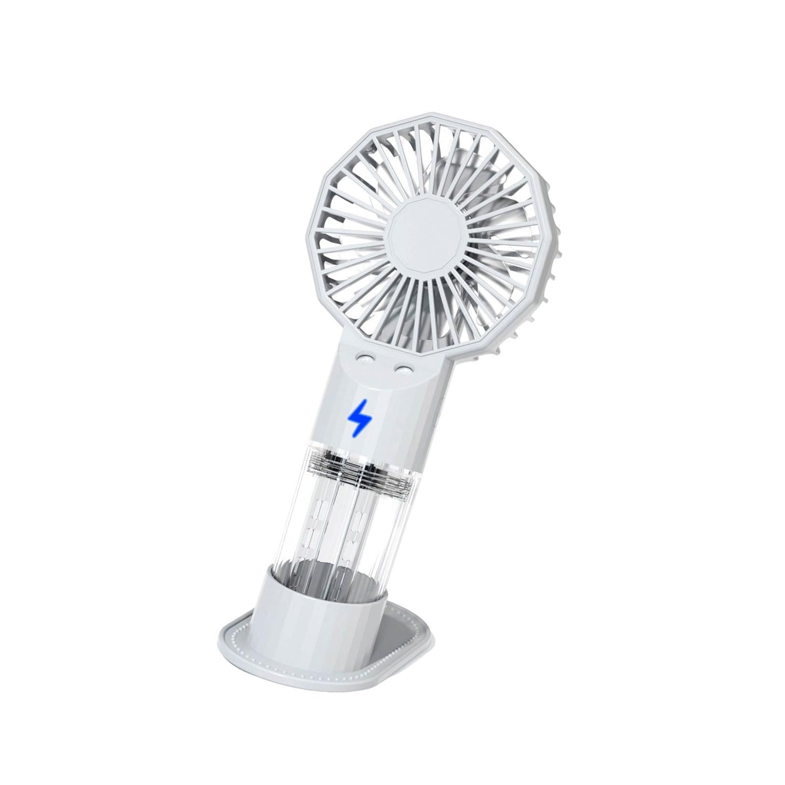 TAZIZI Handhel Cooling Fan 1200mAh Desktop Small Handheld Small Desk Table Suitable for Camping Cooling Device