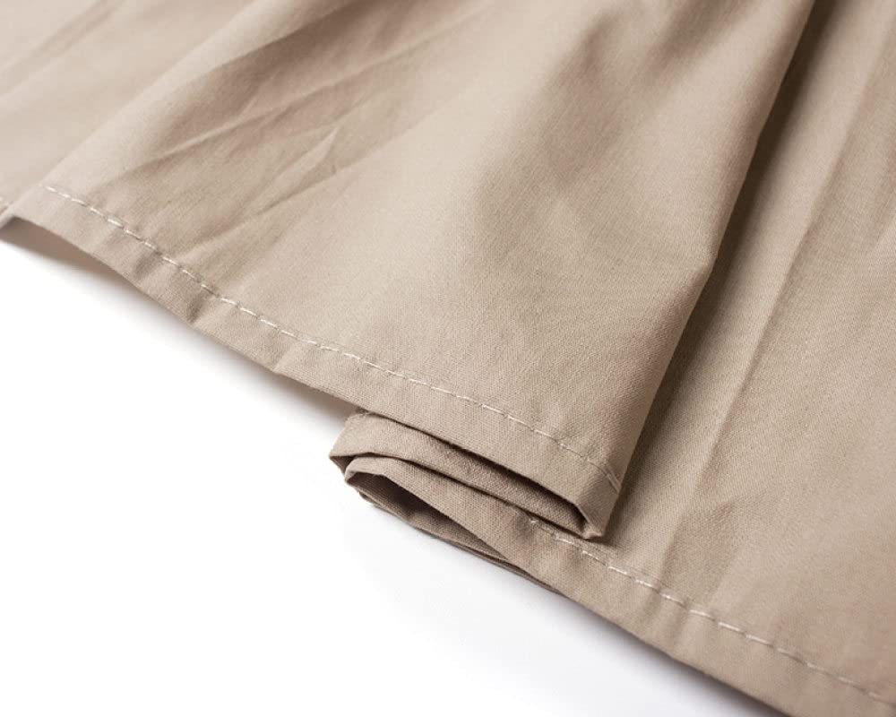 Spódnice dla kobiet Wielka Brytania, plus rozmiar Czarna spódnica zimowa Elastyczna talia, falbana Ruched Spódnice z wysokim stanem Eleganckie spódnice maxi dla(Khaki One Size)