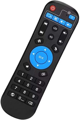 Mando a distancia reemplazado compatible con Android Smart TV Box T95, T95Z-K-V-U-W Pro, HK1, MX10, X88, X96, TX6, TX3, MX1, H50, H96