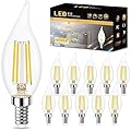 Sailstar Dimmable E12 Candelabra Bulb 60 Watt Equivalent, E12 LED Bulb 4000K Natural Daylight, CA10 Candelabra LED Light Bulbs for Chandelier, 4W, 500LM, 120V, CRI 85, Pack of 10