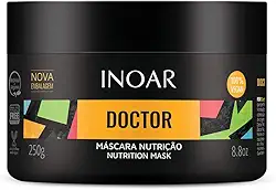 Inoar, Doctor Nutrição Máscara Capilar – Revitalização, Brilho e Maciez com Óleos Naturais para Todos os Tipos de Cabelo - 250g