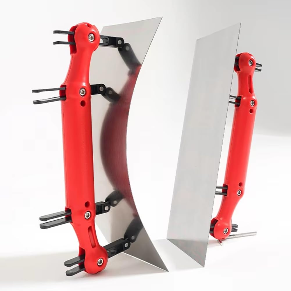 Grattoir à Arc Réglable pour Cloisons Sèches, Truelle à Mastic, Couteau de Finition, Truelle à Peinture Multifonction, Couteau de Maçon