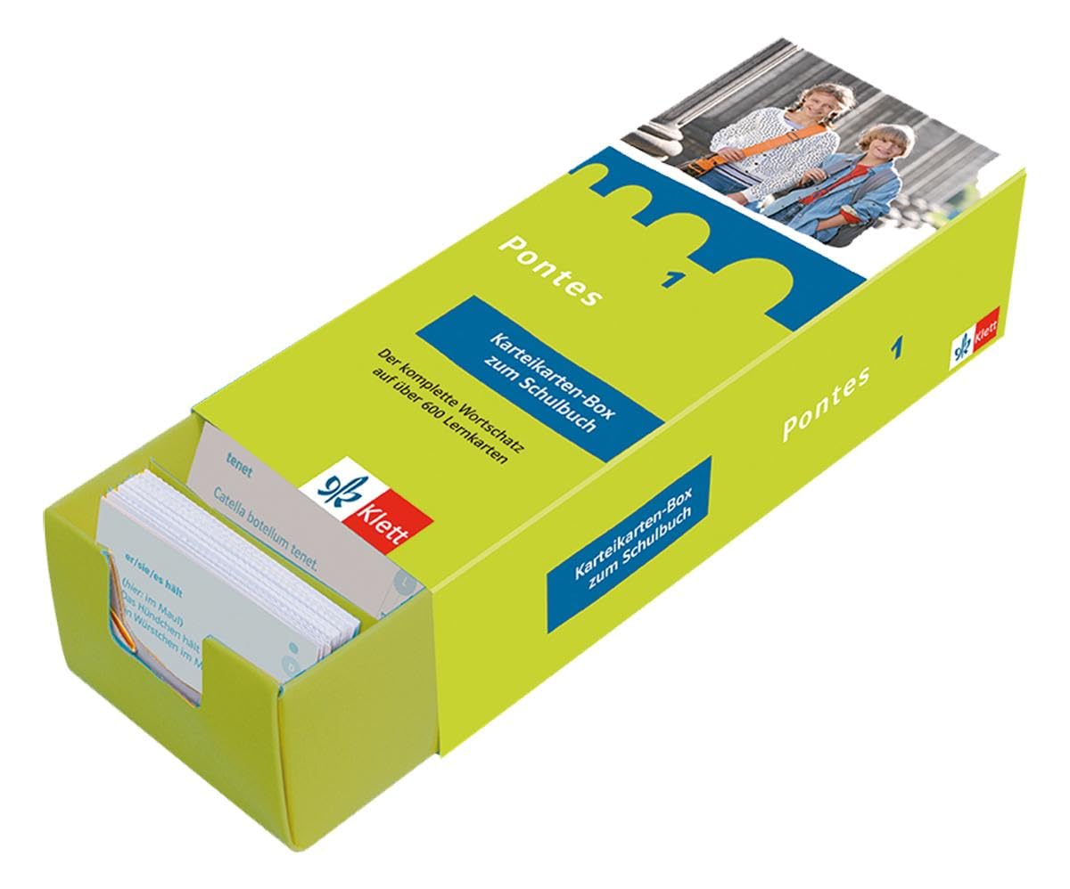 Pontes 1 - Vokabel-Lernbox zum Schulbuch: Latein passend zum Lehrwerk üben (Pontes. Ausgabe ab 2014)