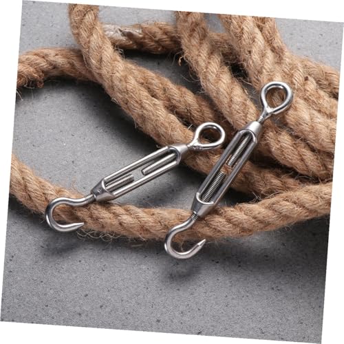 Set de 5 Tensores de Cable de Acero Inoxidable 304 M5 de 4.72 x 0.67 x 0.39 pulgadas miniatura 6