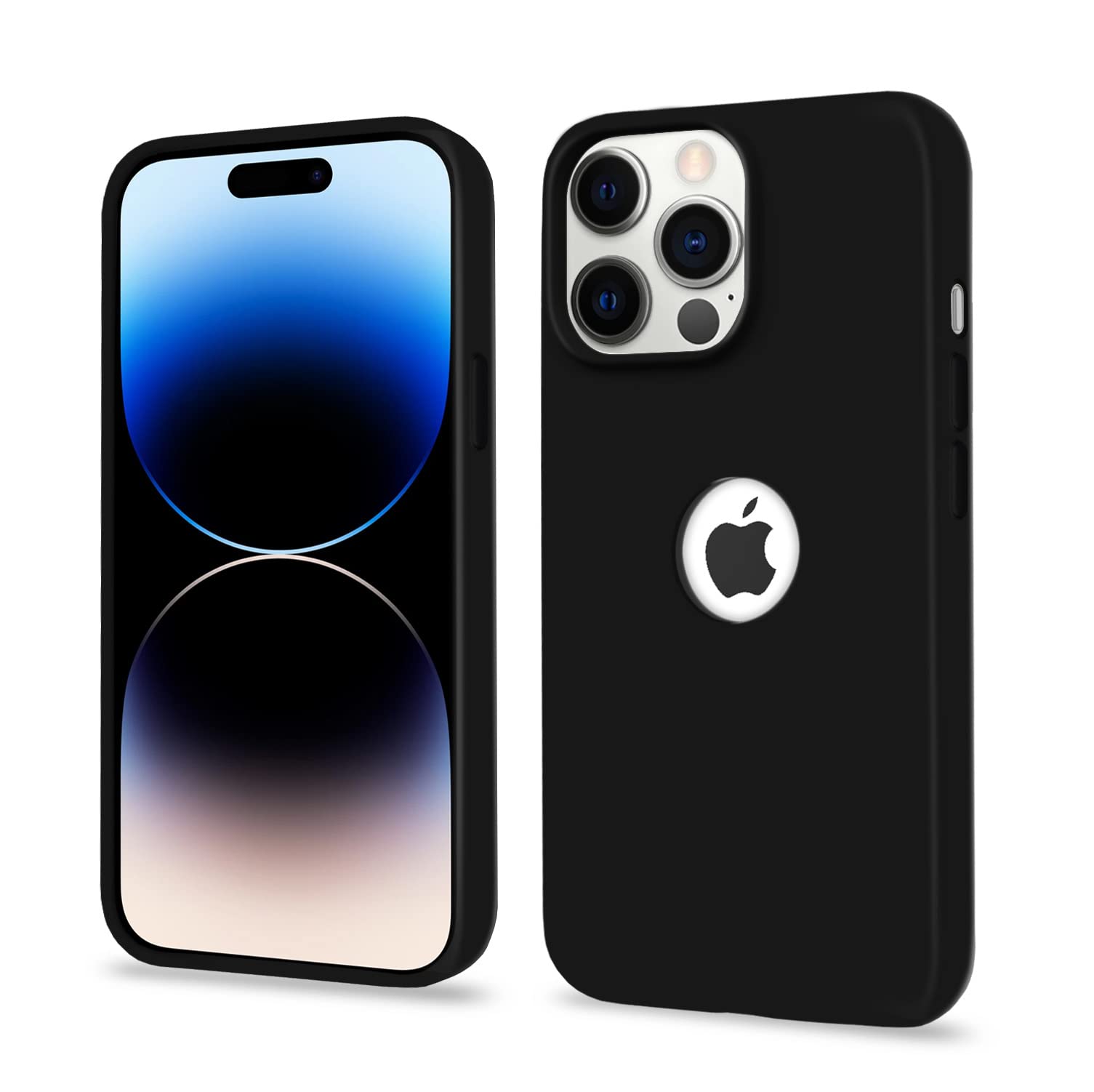 Pikkme Back Cover | Full Camera Protection | Raised Edges | Super Soft Silicone | Bumper Case for iPhone 14 Pro (Black) (B0C3RT7L3K) Amazon Price History, Amazon Price Tracker