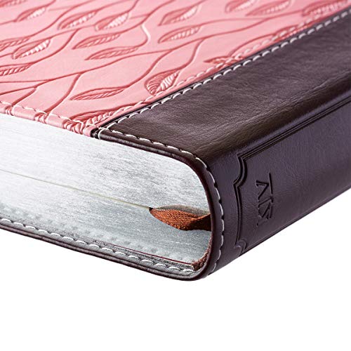 KJV Pckt LL Brown/Pink Leaf de