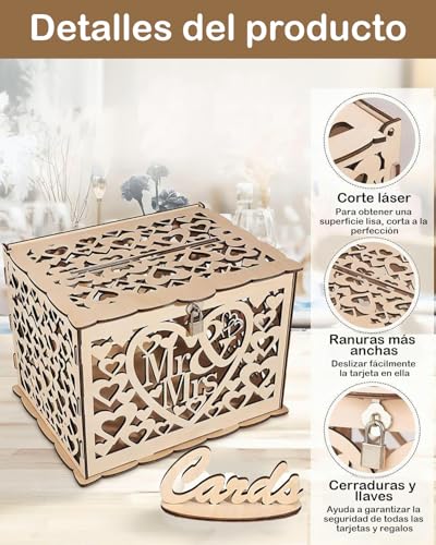 Lista de Cajas de tarjetas para eventos - los más vendidos. 12 Imagen adicional