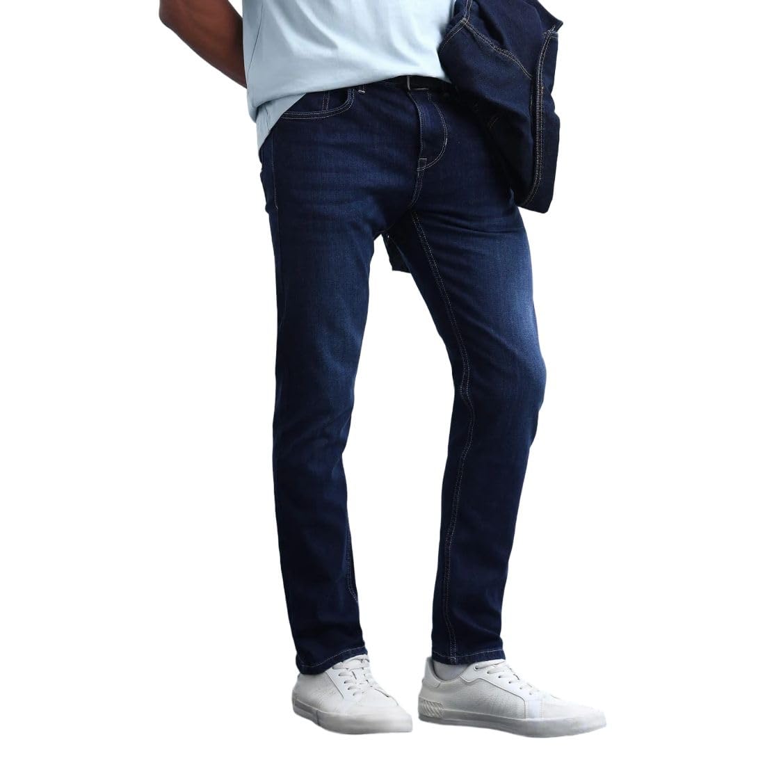 flying machine Men's Slim Tapered Fit Jeans| Solid | Mid Rise | Stretchable | Jeans for Man-picture-41