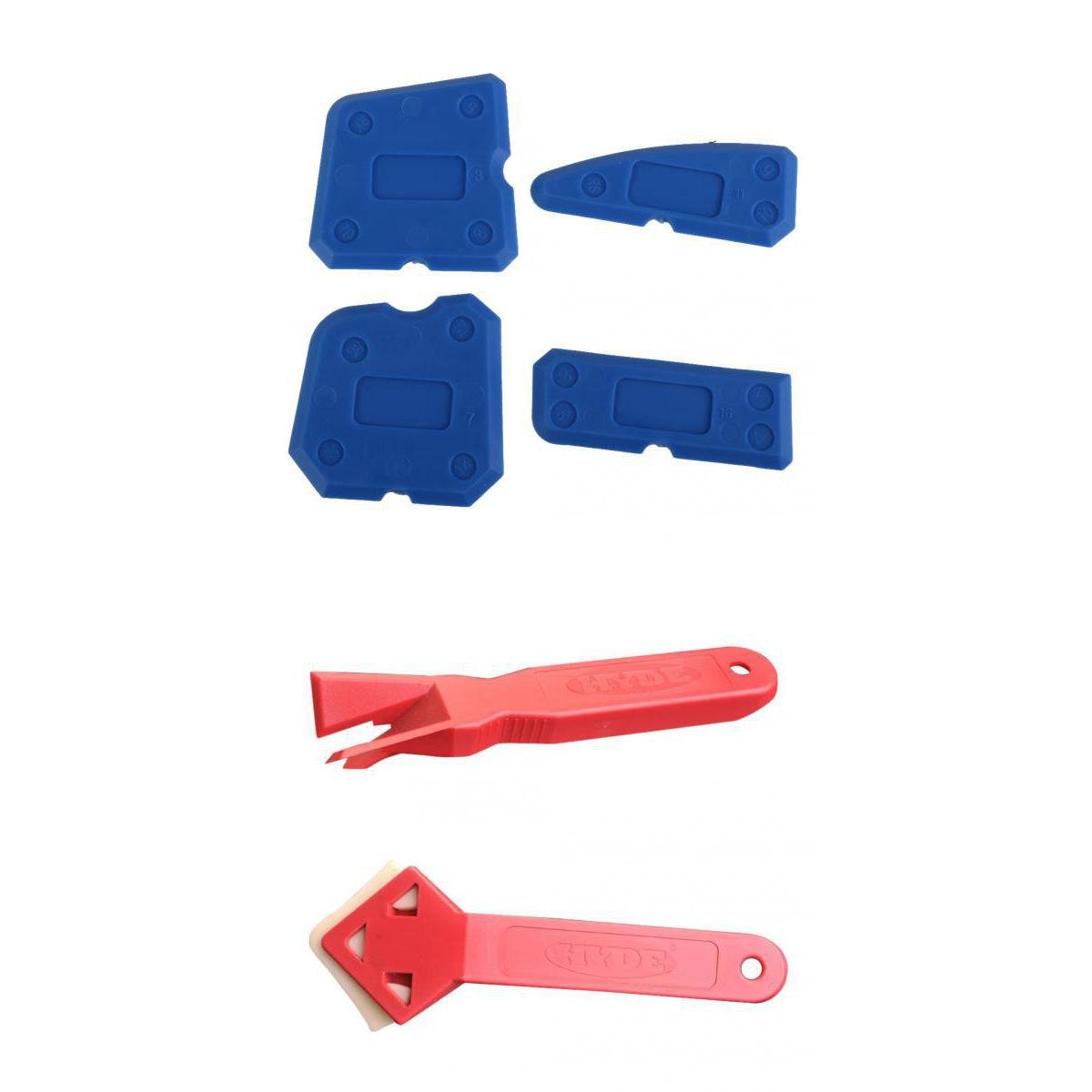 Baoblae 6Pieces Silicone Sealant Removal Tool Scraper Filler Smoother