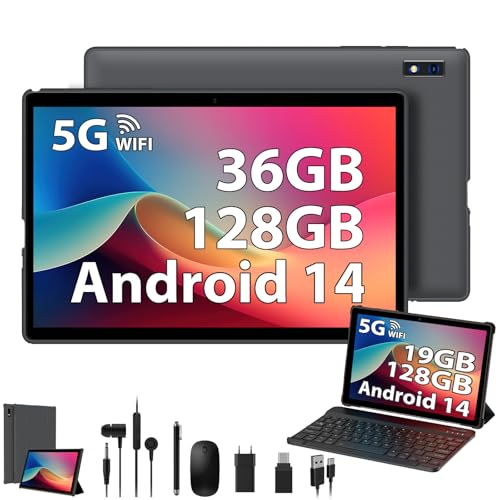 MAXLEGEN Android 14 Tablet 10 Pollici con 36GB RAM+128GB ROM(TF 1TB) Octa-Core 2.0 GHz, 5G WiFi,...