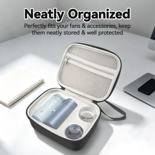 Image of TERPINK Hard Carrying Case Compatible with Shark ChillPill Fan, Black