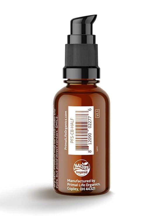 Primal Life Organics Coffee Bean Serum - With Organic Green Coffee Bean Oil - 0.5 Fl Oz (Pack of 1)