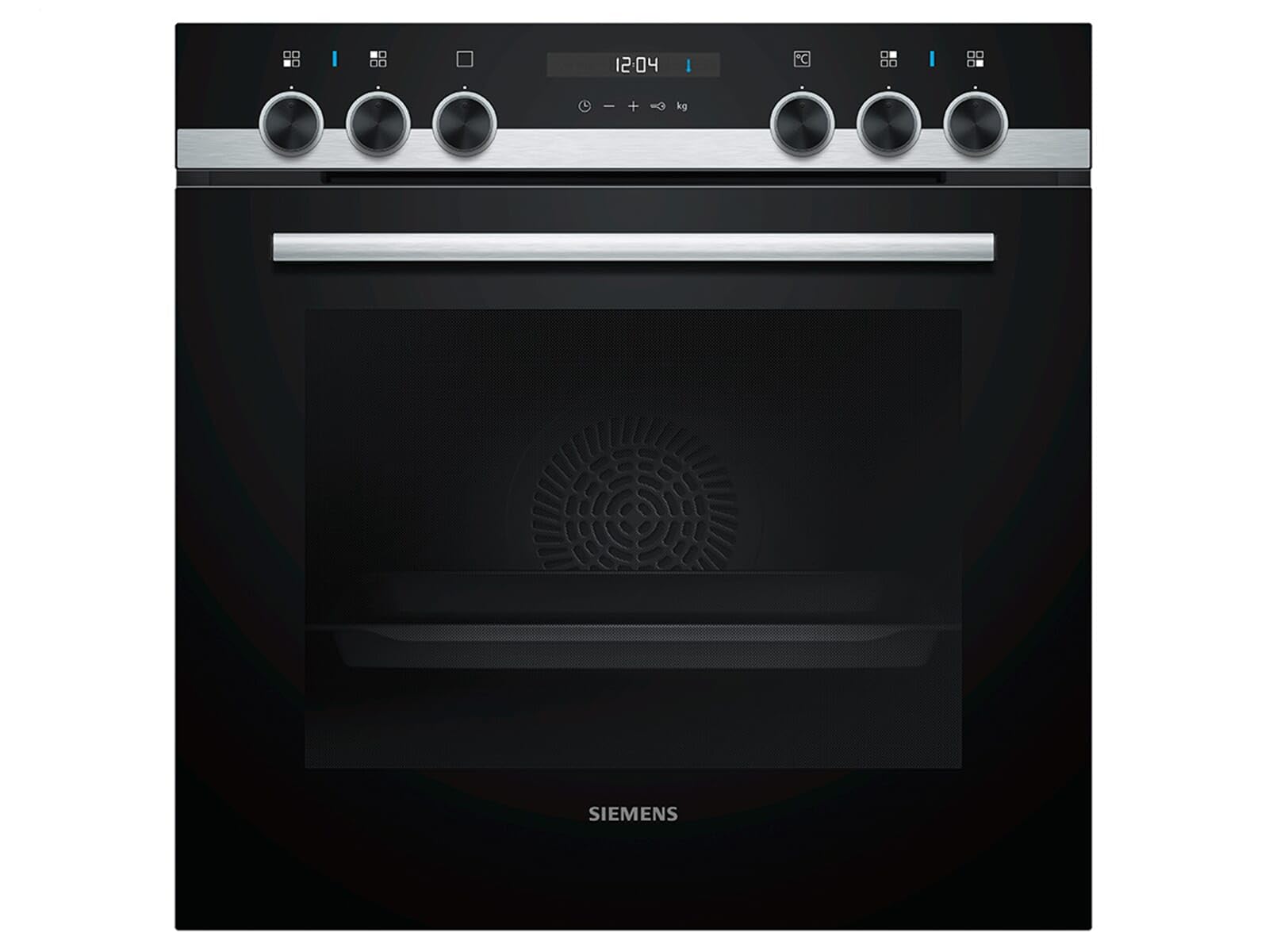 Siemens HE517ABS1 Backofen (Elektro, Einbau), 59.4 cm, Klapptür, Vollglas-Innentür, Edelstahl