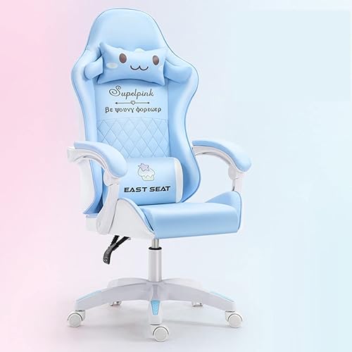 Miniatura 8 de Gaming Chairs for Adults, with 360-Swivel Seat and Headrest Massage Computer Chair Height Adjustable, with Lumbar Support for Office Gaming Girl