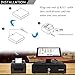 ROVSUN Cash Register Drawer 4 Bill 5 Coin, Money Storage Box Tray with Lock, RJ11 Cable Receipt Printer Required, Perfect for Point of Sale Small Business(13'' x 15'')