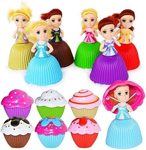 Christoy Beautiful Cake Doll Toy Surprise Cupcake Princess Doll Toys for Children Kid Transformed Scented Girls Funny Game Gift (6PCS)…