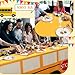 Oudain 6 ft School Bus Tablecloth Birthday Party Decorations Table Cover Washable Fabric Polyester Rectangle Teacher Appreciation Party Decoration First Day of School Table Cover Protector