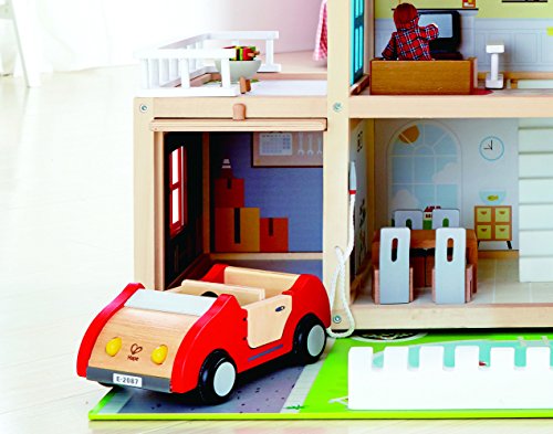 Hape Doll Family Mansion| Award Winning 10 Bedroom Doll House, Wooden Play Mansion With Accessories For Ages 3+ Years Multicolor, L: 31.6, W: 11.4, H: 28.4 Inch #TOP6