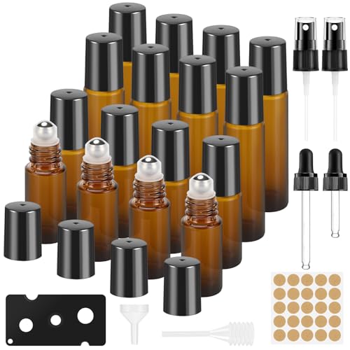 Lociban Roll on para Aceites Esenciales, 16 Pcs Botellas de...
