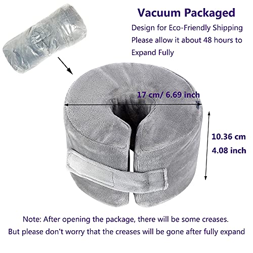 Foot Elevation Pillow Elevating Leg Rest Ankle Protector Foot Leg Support Pillow Broken Ankle Donut Foam Foot Elevator Cushion Heel Pillows Protection Leg Wedge Bed Sore Pillows Post Surgery (1 Pcs) #TOP6