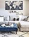 Homekor Old World Map Wall Art Home Decor Blue Canvas Print Large Picture 40x20 Vintage Look Antique Style Nautical Artwork Travel Theme Hanging Traveler Decoration Retro Gift For Office Bedroom