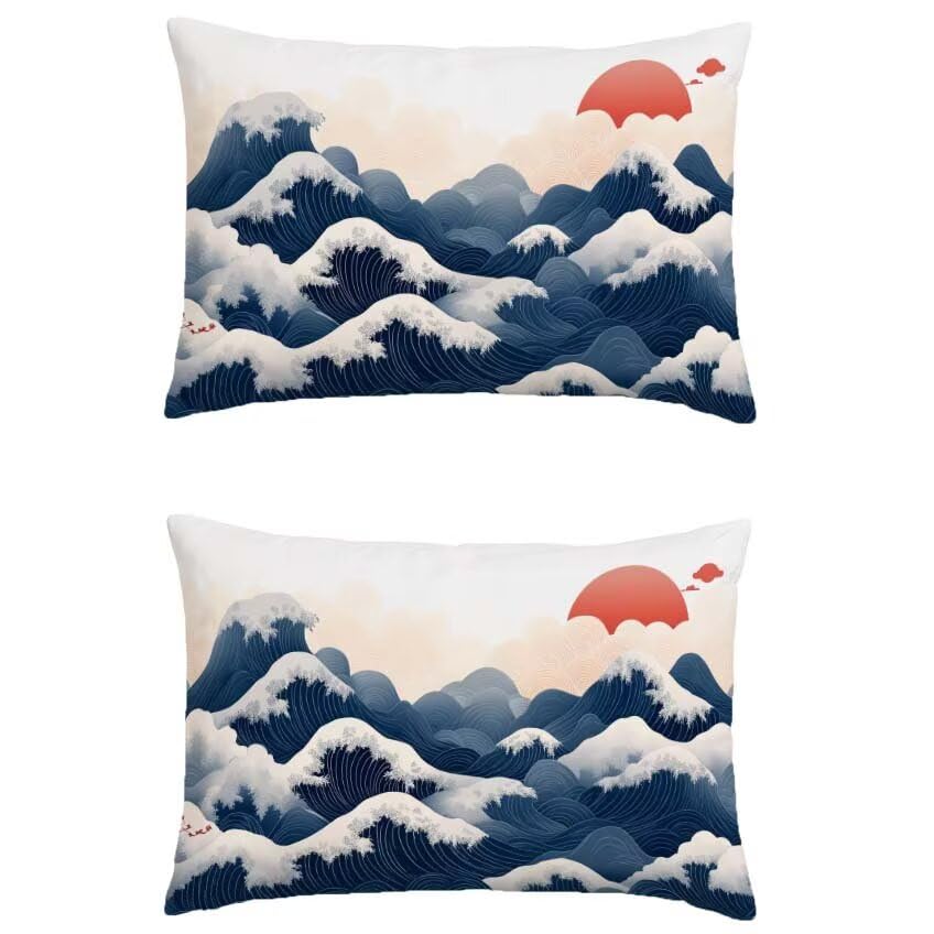 Housse coussin extérieur lin imperméable cadeau décoration maison automne