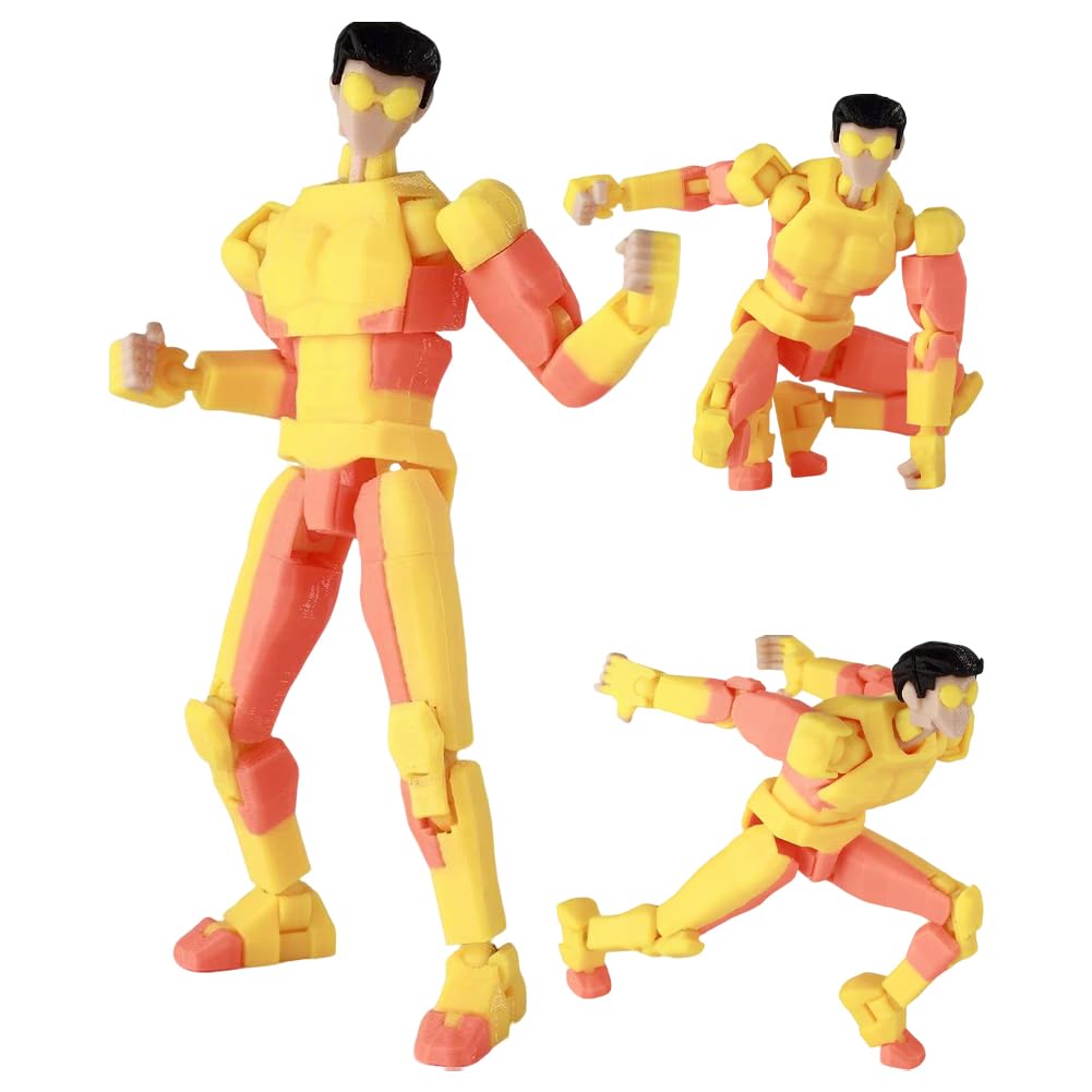 Zhongkaihua Mark Grayson Figure, 13.5cm Posable 3D Printed Action Figure with Interchangeable Hands, Anime Model Statue Collectible Desk Decoration Ornament