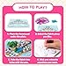 Poke Arts and Crafts Kits for Kids: 8 Pack Jewelry Theme Poke Arts for Kids Ages 4-8, Birthday Gifts for 4, 5, 6, 7, 8 Year Old, Wearable DIY Jewelry Crafts- Mess Free, Christmas Gift For Girls