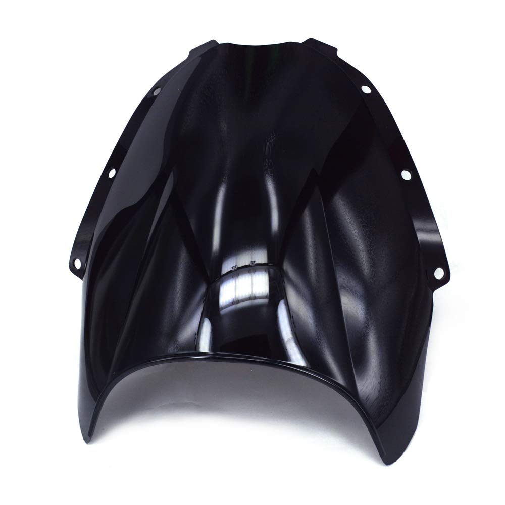 Buy Motorcycle Black Windscreen Windshield Screen ABS Shield for