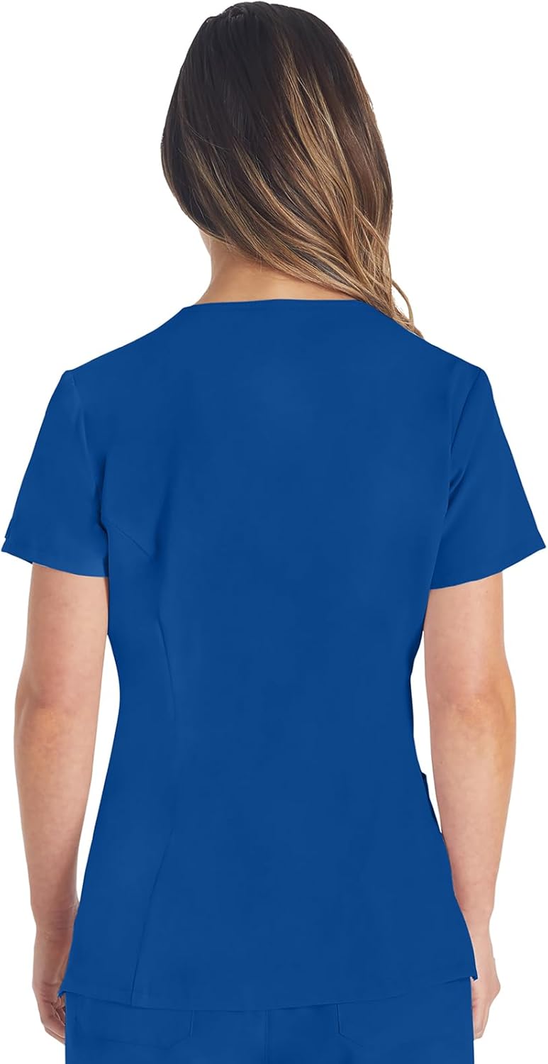 Dickies Women's Scrub Top V-Neck Top with 2 Pockets, Moisture Wicking and 360° Stretch Fabric - DK615 - Image 5