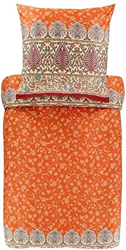 Bassetti Barisano O1 - Juego de Cama (140 x 220 cm), Color Naranja