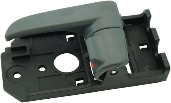 Interior Door Handle Rear Left for Kia Spectra5 Base 2005-2006 | OE# 826102F000GW 83539 DHA65277, Gray, Front, Direct Fit