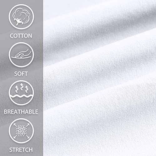 Viodia Women's Bermuda 10" Long Shorts with Pockets Cotton Sweat Shorts Jersey Knee Length Shorts for Summer4