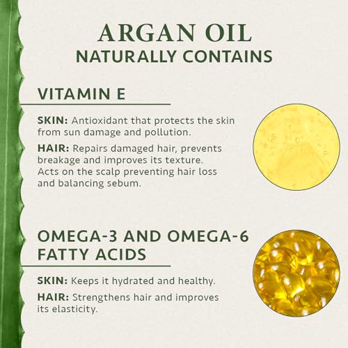 Satin Naturel Argan Oil for Hair Skin and Nails 200ml - Natural Moisturiser - Organic Hair Growth Oil for Healthy Hydrated Hair - Natural Hair Oil for Women and Men - Massage Oil - Beard Oil - Image 6