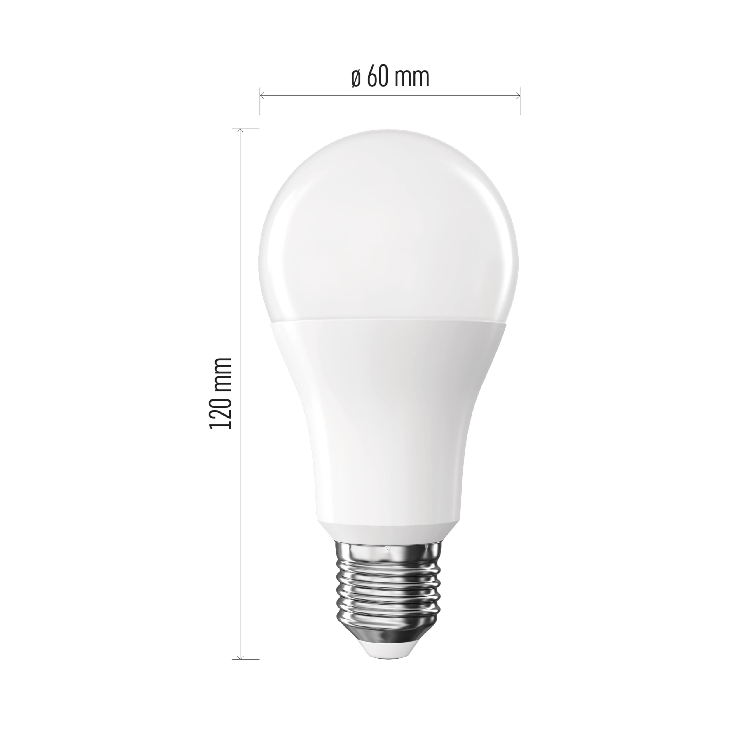 EMOS Lampadina LED Mini Globo E14 2,5W - Sostituisce 32W, Luce Calda 2700K, 350lm, 30000h - 2