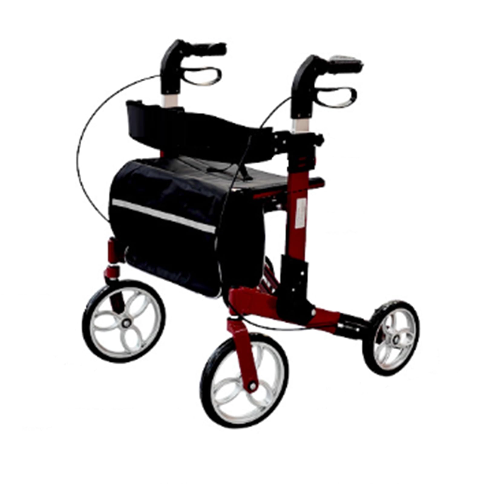 SFKLYU Składany Chodzik Typu Rollator Chodziki Typu Rollator Dla Seniorów Z Siedziskiem, Lekka Aluminiowa Rama Chodzik Typu Rollator Dla Pacjentów Z Hemiplegią, Udarem Mózgu,A2