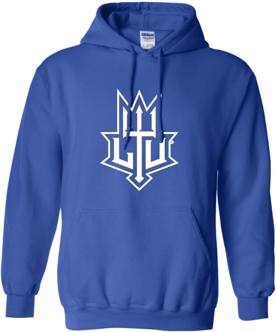 CreateMyTee LTU Lawrence Tech Logo One Color Unisex Hooded Sweatshirt - LTU Blue Devils Apparel